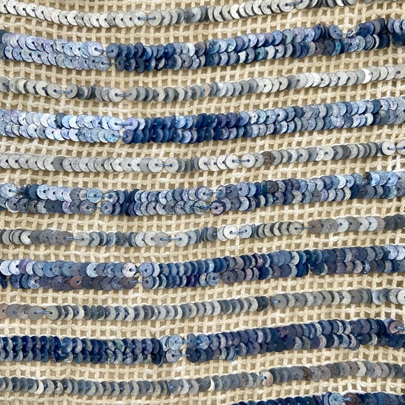 Gryphon Striped Sequin Skirt - Medium - Picture 6 of 6